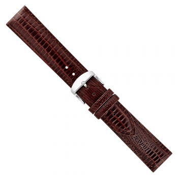 Horlogeband 14mm Bruin, Tejus print - 24850