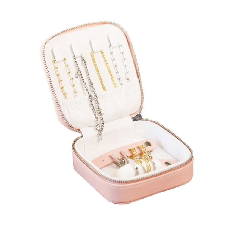 ZINZI Etui, voor ringen, oorsieraden en colliers (10x10cm.) - 24857