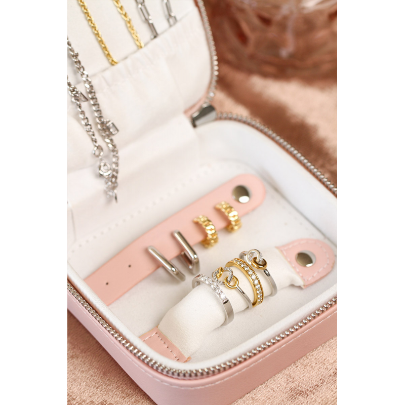 ZINZI Etui, voor ringen, oorsieraden en colliers (10x10cm.) - 24857