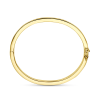 Bangle, zilver verguld met scharnier vlakke buis 4mm. (60 x 50 mm.) - 24865 Bangle, zilver verguld met scharnier vlakke buis 4mm. (60 x 50 mm.) - 24865
