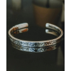 TAJ AMSTERDAM Zilveren Cuf Herenarmband JEBEL (one-size - 6,5mm.breed) - 24874