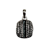 Rebel and Rose Hanger, Memory Lane Braided - Eros Square 925  as-sieraad excl.collier(14x23mm.) - 24877