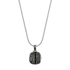 Rebel and Rose Hanger, Memory Lane Braided - Eros Square 925  as-sieraad excl.collier(14x23mm.) - 24877