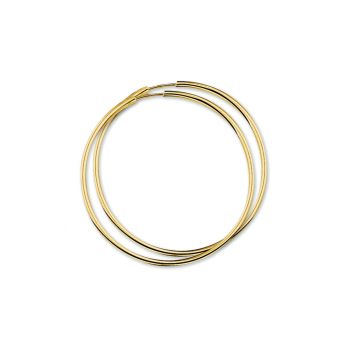 Oorringen, 14krt.goud (37x2,5mm.) - 23022