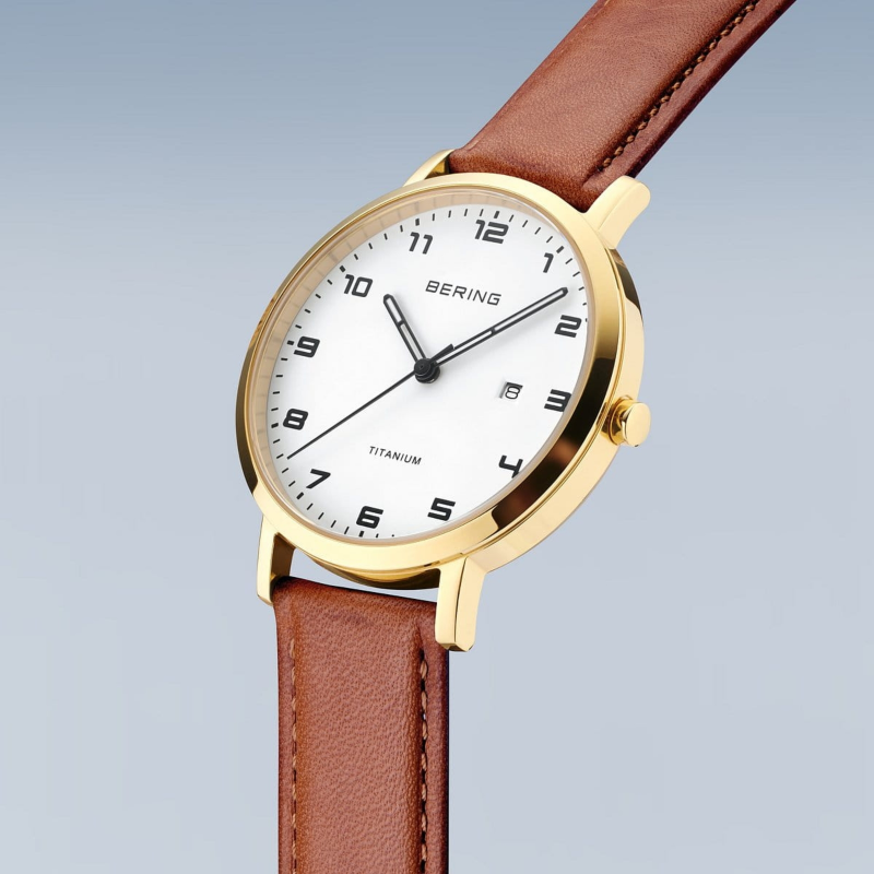 Bering Dameshorloge, model 18634-534 Titanium (34mm) - 24921