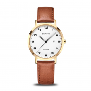 Bering Dameshorloge, model 18634-534 Titanium (34mm) - 24921