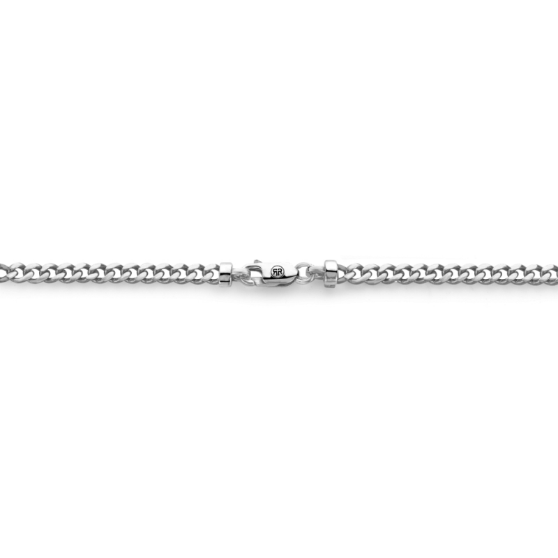 Rebel and Rose Collier, zilver925 Chain gourmet 4mm. (maat: 55cm.) - 24943 Rebel and Rose Collier, zilver925 Chain gourmet 4mm. (maat: 55cm.) - 24943