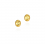 Jorge Revilla Oorknoppen, zilver verguld met Citrien (geb.maand november) - 24954