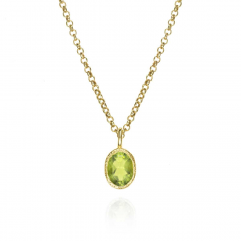 Jorge Revilla Hanger, zilver verguld met Peridot (geb.maand augustus) excl. collier!!! - 24963 Jorge Revilla Hanger, zilver verguld met Peridot (geb.maand augustus) excl. collier!!! - 24963