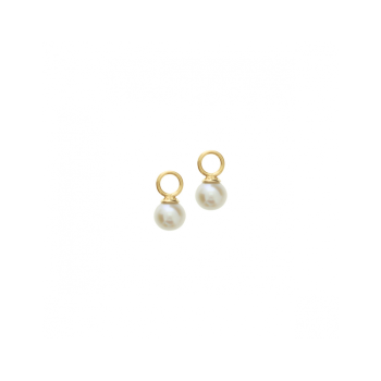 Oorbedels, 14krt.Goud met zoetwaterparel (6mm.) - 23277 Oorbedels, 14krt.Goud met zoetwaterparel (6mm.) - 23277