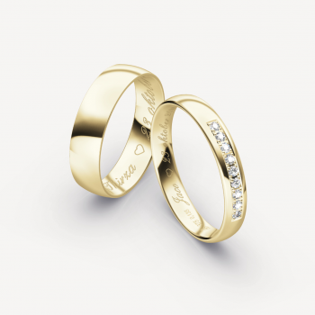 Rauschmayer herenring, 9krt.goud breedte: 5mm. (maat 55) - 24992