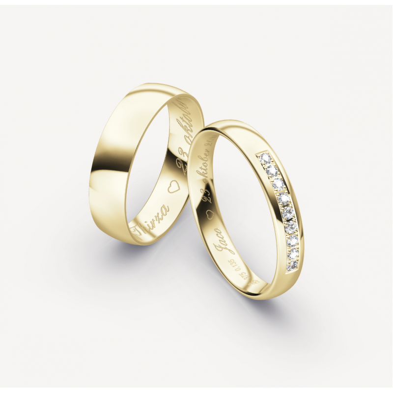 Rauschmayer herenring, 9krt.goud breedte: 5mm. (maat 55) - 24992