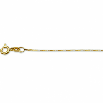 Collier, 14krt.goud gourmet 0,8mm. (lengte: 50cm.) - 24991