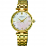 Seiko HGH008P1 Dameshorloge met Diamanten en Parelmoer - 25016