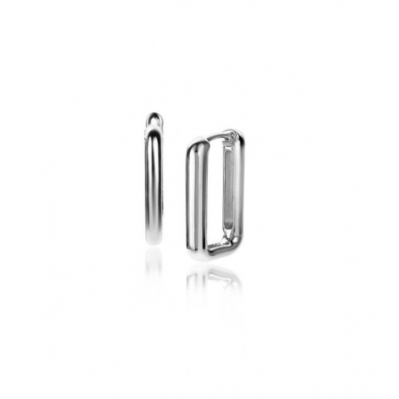 Zinzi Oorringen, Model ZIO2221 rechthoek (15x2mm.) - 25022 Zinzi Oorringen, Model ZIO2221 rechthoek (15x2mm.) - 25022