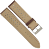 Horlogeband 20mm Bruin Saffiano leer - 25032