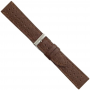 Horlogeband 22mm Bruin Saffiano leer - 25033