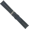 Horlogeband 20mm Zwart Saffiano leer - 25035