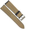 Horlogeband 20mm Zwart Saffiano leer - 25035