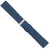 Horlogeband 18mm Blauw Saffiano leer - 25038