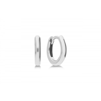 Oorringen, zilver gerhodineerd (8x1,9mm.) - 25044 Oorringen, zilver gerhodineerd (8x1,9mm.) - 25044