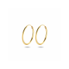 Oorringen, 14krt.goud (20x1,5mm.) - 25097