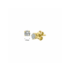 Oorknoppen, 14krt.goud met zirkonia (2,5mm.) - 23030