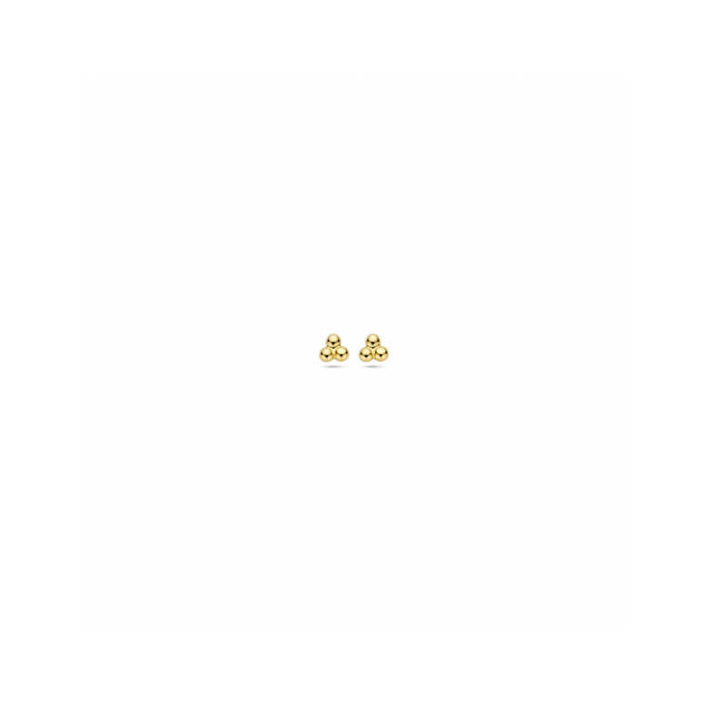 Oorknoppen, 14krt.goud bolletjes (2,5mm.) - 23824