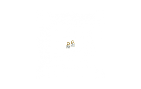 HC Oorbedels met  zirkonia (3,5mm.) - 24209