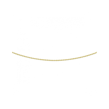 Collier, 14krt.goud ankerschakel 0,8mm. (lengte verstelbaar: 41-45cm.) - 22554