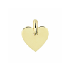 Hanger, 14krt.goud graveerplaatje hart (10mm.) - 24160