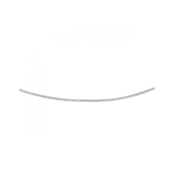 Collier, 14krt.witgoud anker schakel 1,2mm. (lengte: 42cm.) - 24028