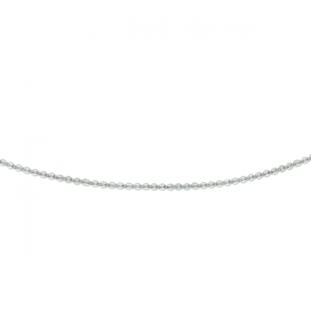 Collier, 14krt.witgoud anker schakel 1,2mm. (lengte: 42cm.) - 24028