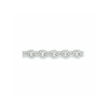 Collier, 14krt.witgoud anker schakel 1,2mm. (lengte: 42cm.) - 24028