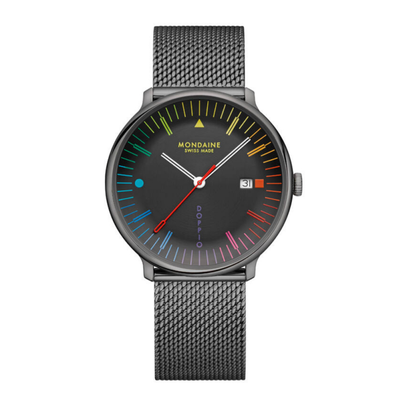 Mondaine Horloge Doppio MLE.41221.SM - 25066
