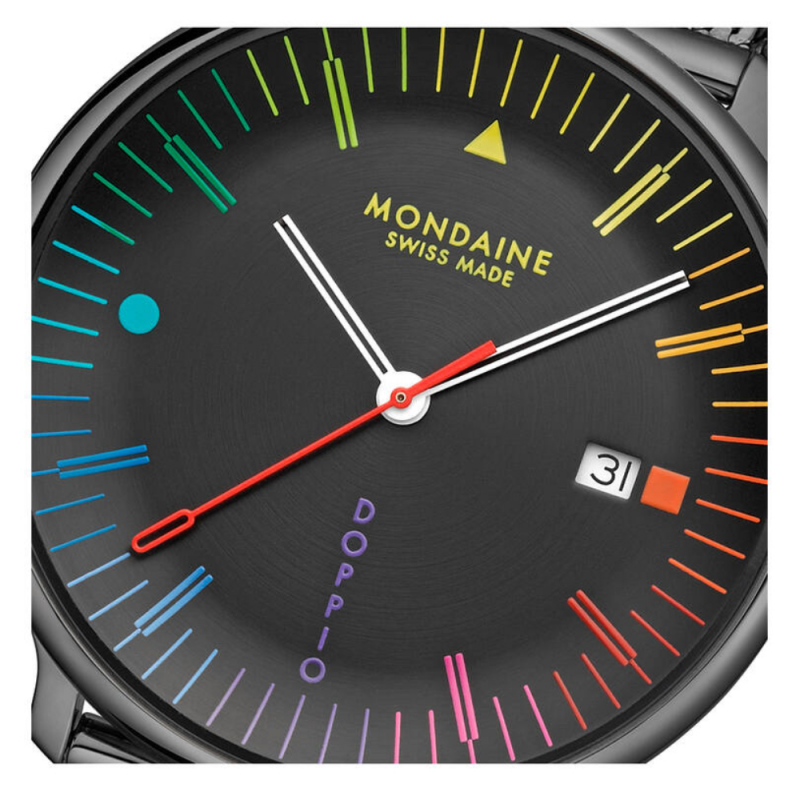 Mondaine Horloge Doppio MLE.41221.SM - 25066