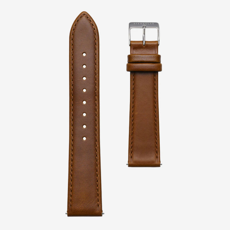 Sternglas-Horlogeband Oxford Zadelbruin S03-OX01 - 25071