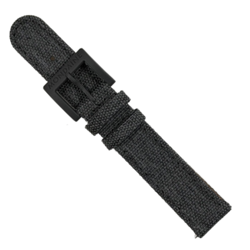 Mondaine Horlogeband 16mm Grijs Nylon - 25082
