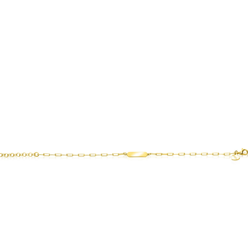 ZINZI Armband, model ZIA2530G graveerbaar (lengte verstelbaar: 17-20cm.) - 25106