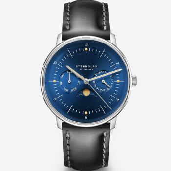 Sternglas Naos Moonphase quartz horloge - S01-NM06-BR02 - 25118