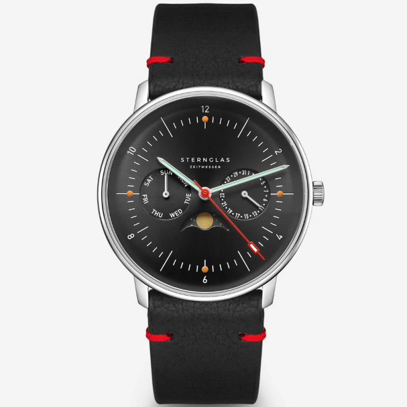 Sternglas Naos Moonphase quartz horloge - S01-NMN03-VI29 - 25119