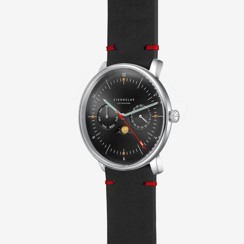 Sternglas Naos Moonphase quartz horloge - S01-NMN03-VI29 - 25119