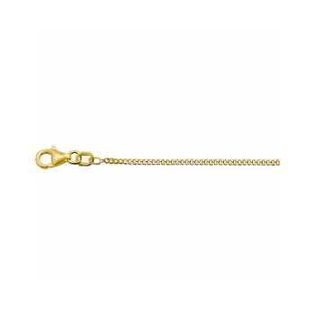 Collier, 9 karaat gourmette 1,4 mm. (lengte: 50cm.) - 24049 Collier, 9 karaat gourmette 1,4 mm. (lengte: 50cm.) - 24049