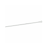 Collier, zilver koord gediamanteerd (lengte: 42cm.) - 24026