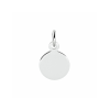 Graveerhanger, zilver gerhodineerd rond (9mm.) - 23324