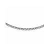 Collier, zilver gerhodineerd palmier 4,0 mm (lengte 43cm.) - 22854