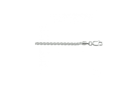HC Collier, vossestaart 2,5mm. (lengte: 45cm.) - 24083