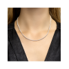 Collier, vossestaart 2,5mm. (lengte: 45cm.) - 24083