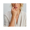 Armband, zilver gerhodineerd rondjes (lengte: 16-19cm.) - 22953 Armband, zilver gerhodineerd rondjes (lengte: 16-19cm.) - 22953