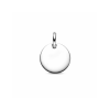 Graveerhanger, zilver gerhodineerd rond (8mm.) - 23237